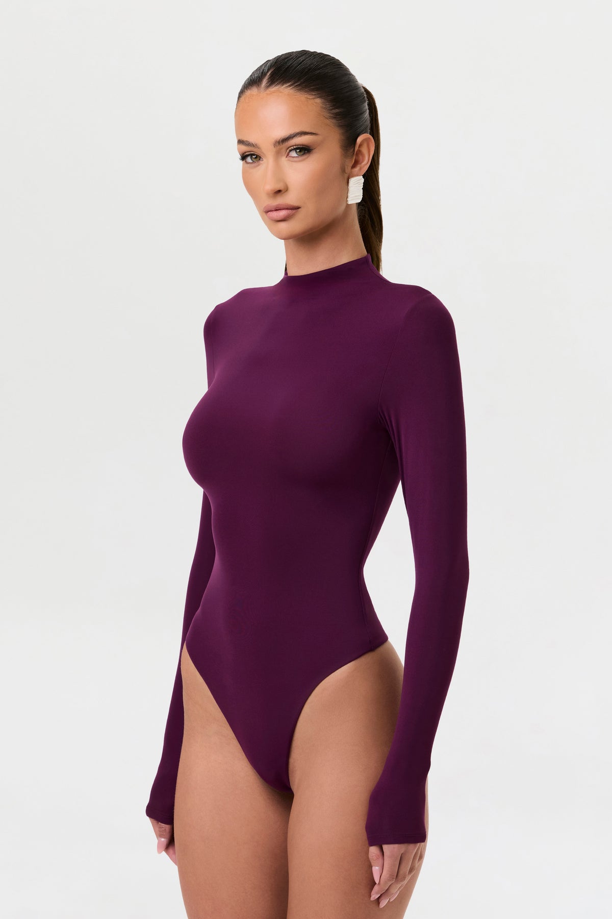 Naked Mock Neck Bodysuit