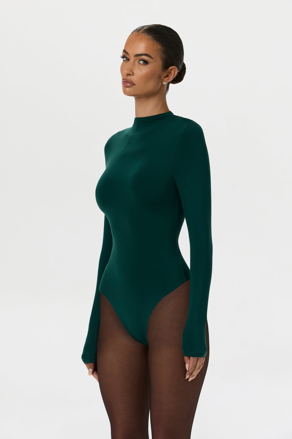 Naked Mock Neck Bodysuit