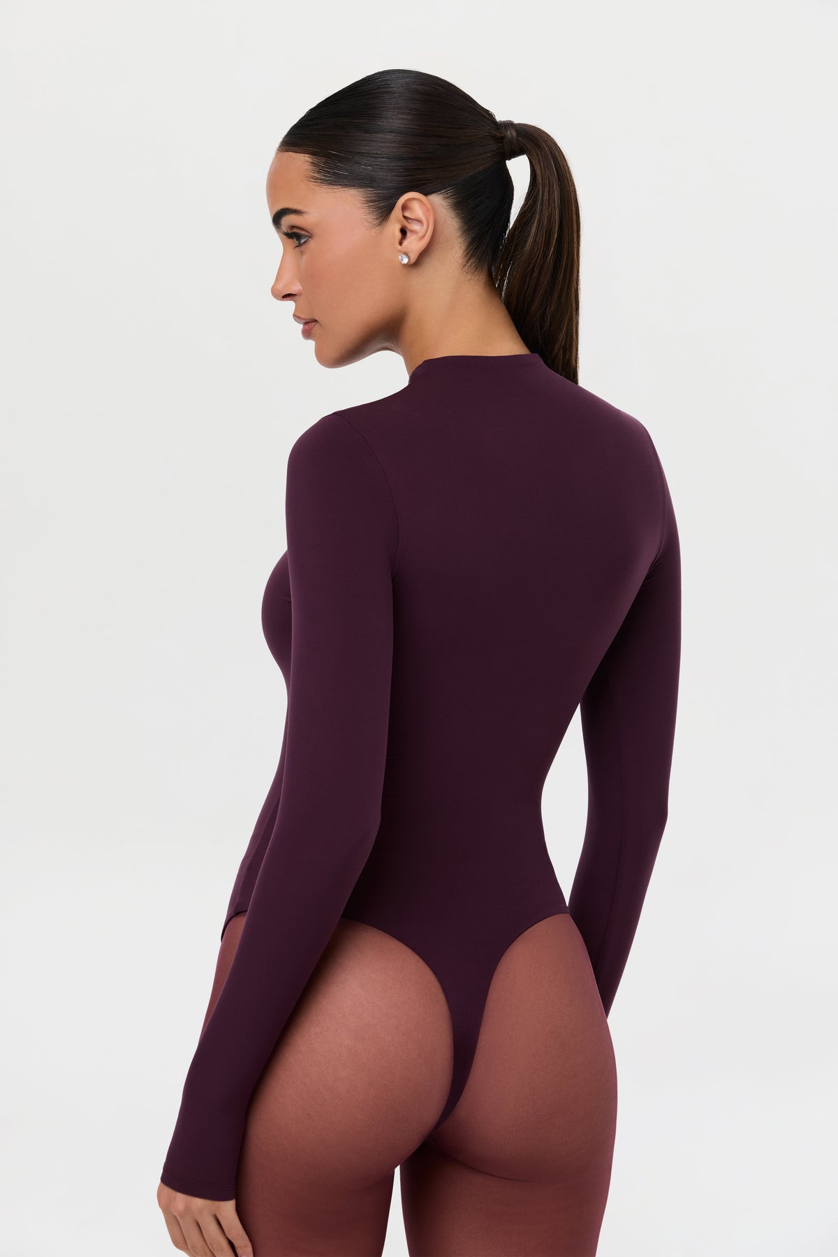 Naked Mock Neck Bodysuit