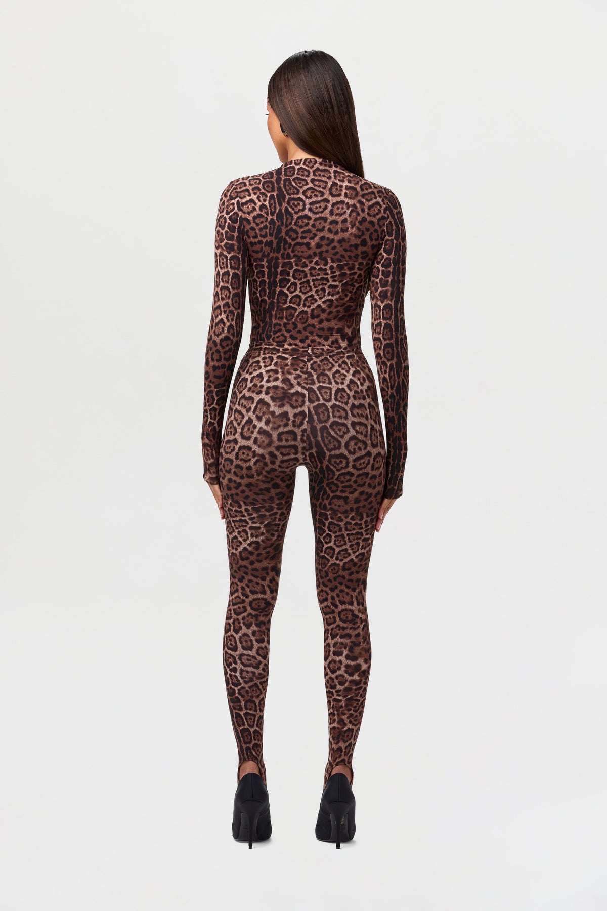 Naked Print Stirrup Legging Petite