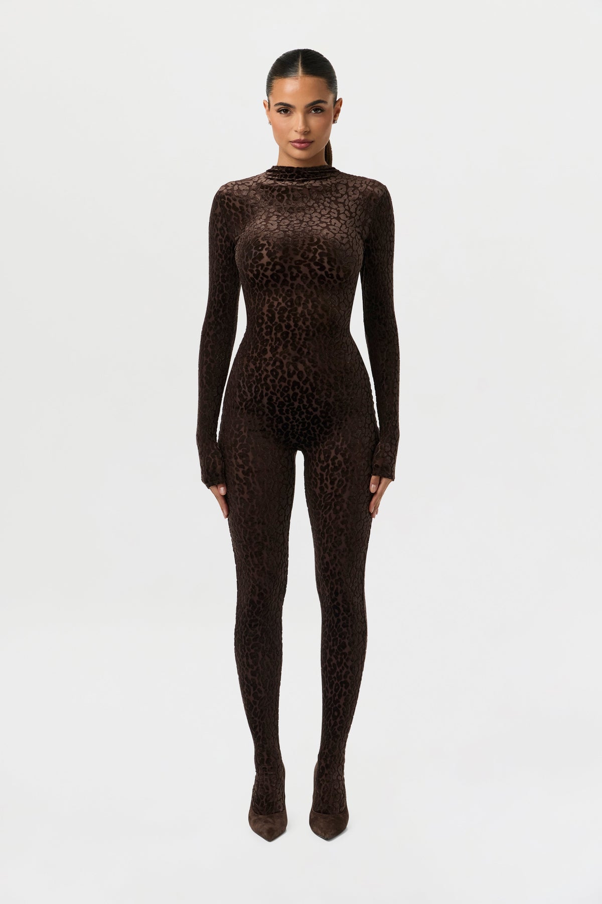 Burnout Closed Toe Jumpsuit Petite