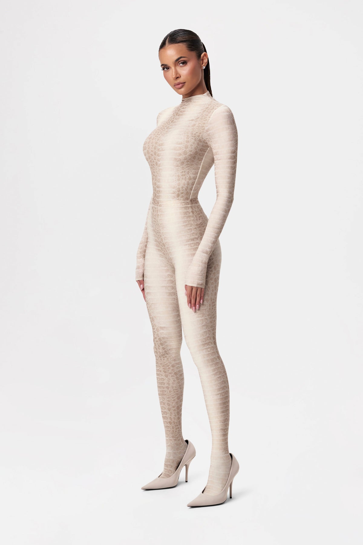 Naked Print Tights Petite