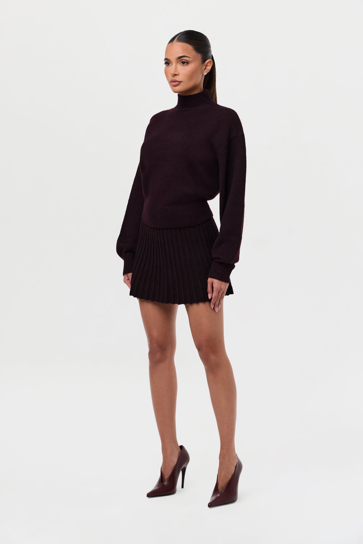 Knit Turtleneck Sweater