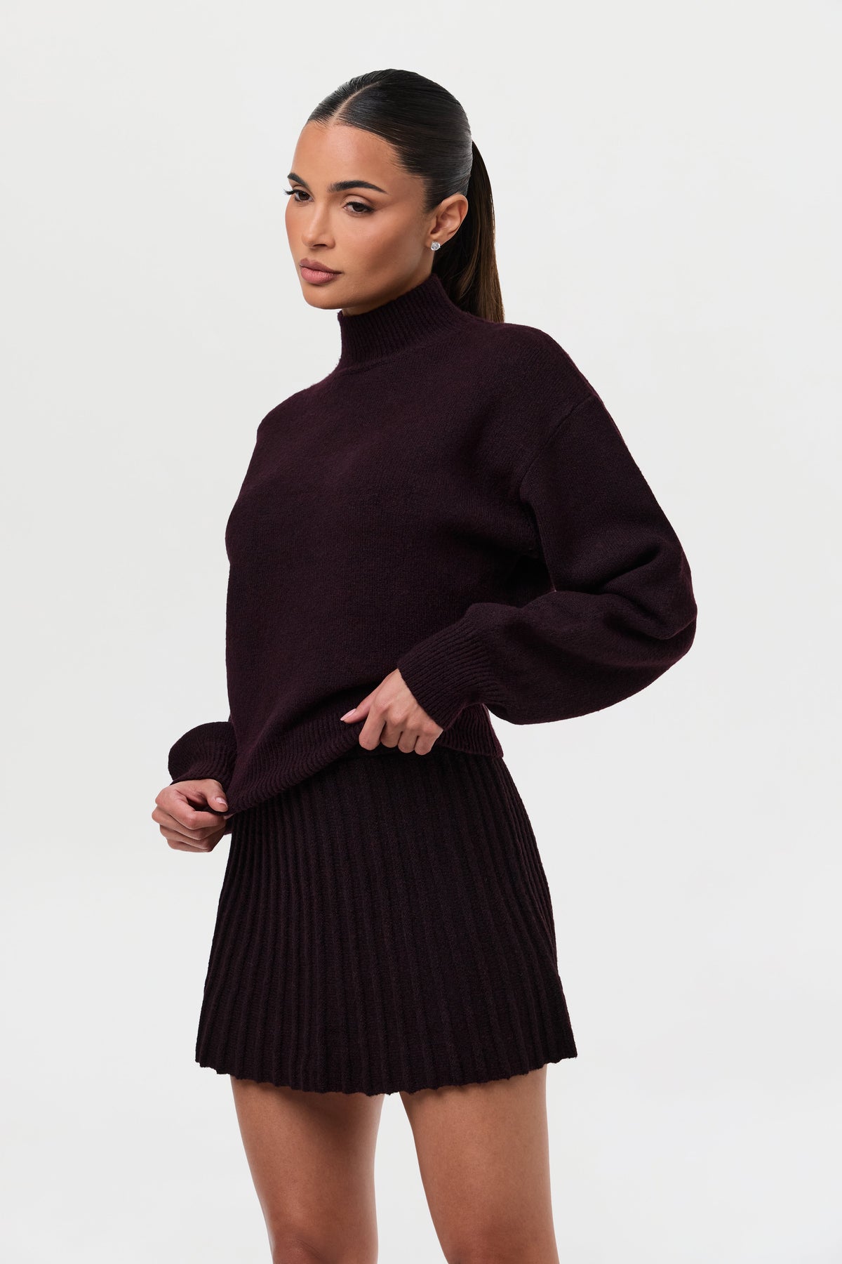 Knit Turtleneck Sweater