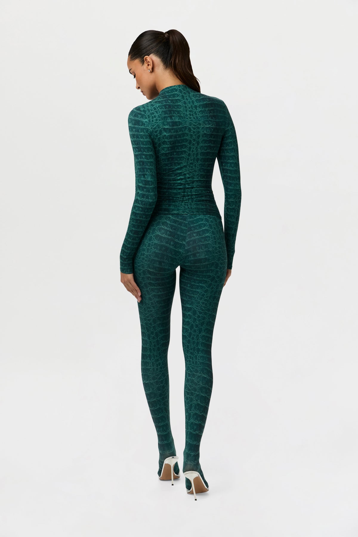 Naked Print Tights Petite