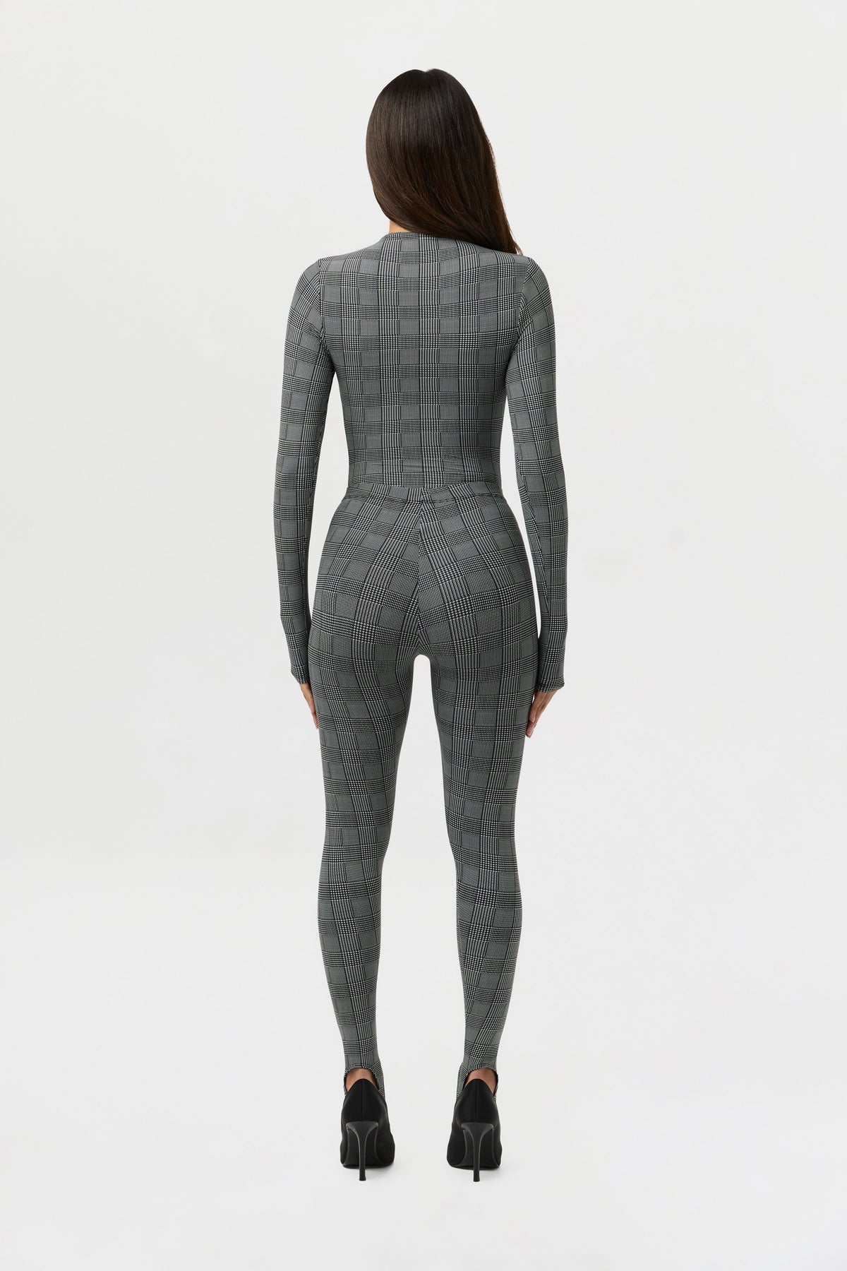 Naked Print Stirrup Legging Petite