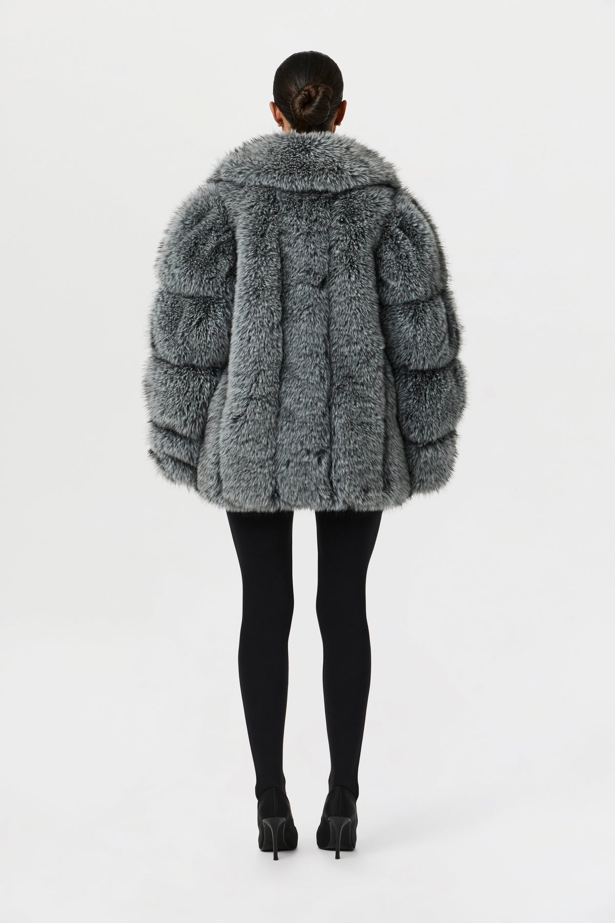 Faux Mink Pelted Coat