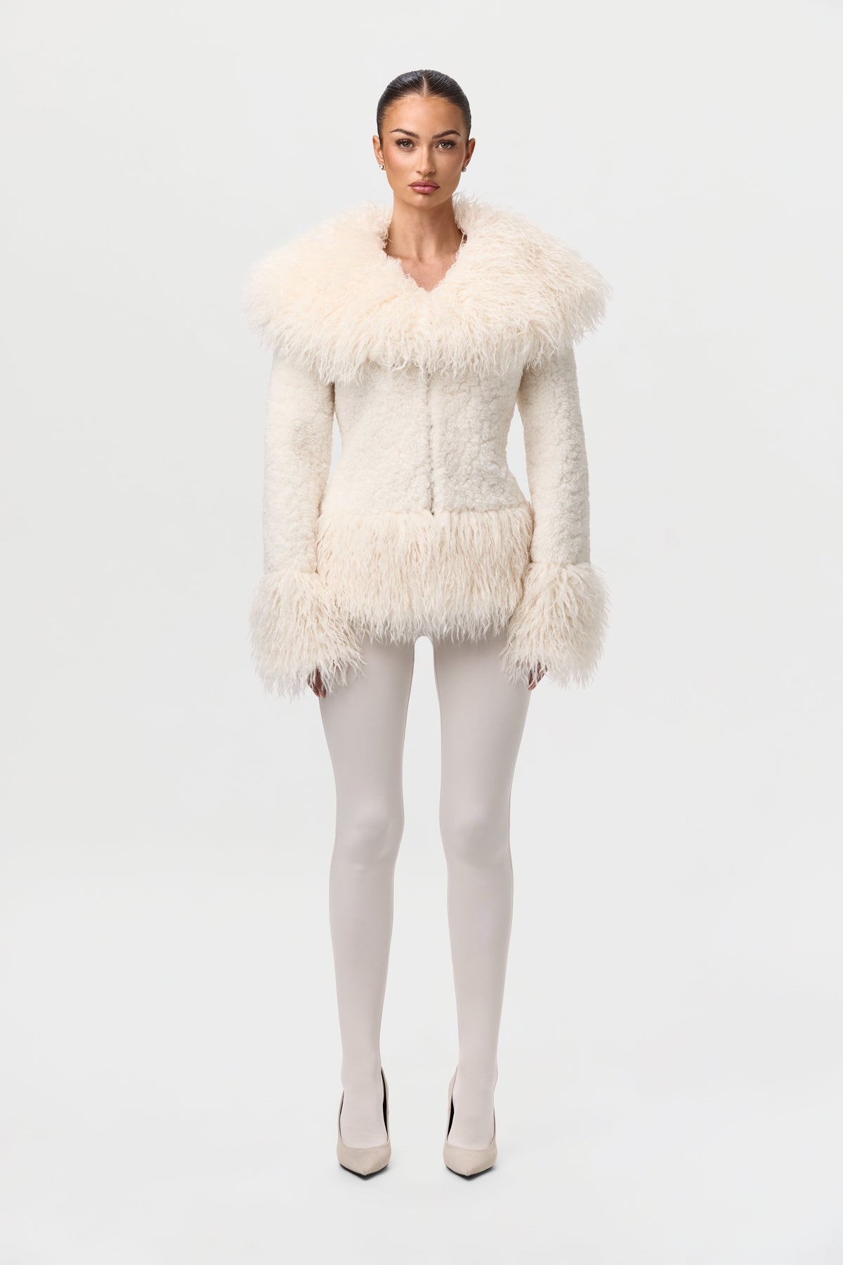 Sherpa Faux Fur Jacket