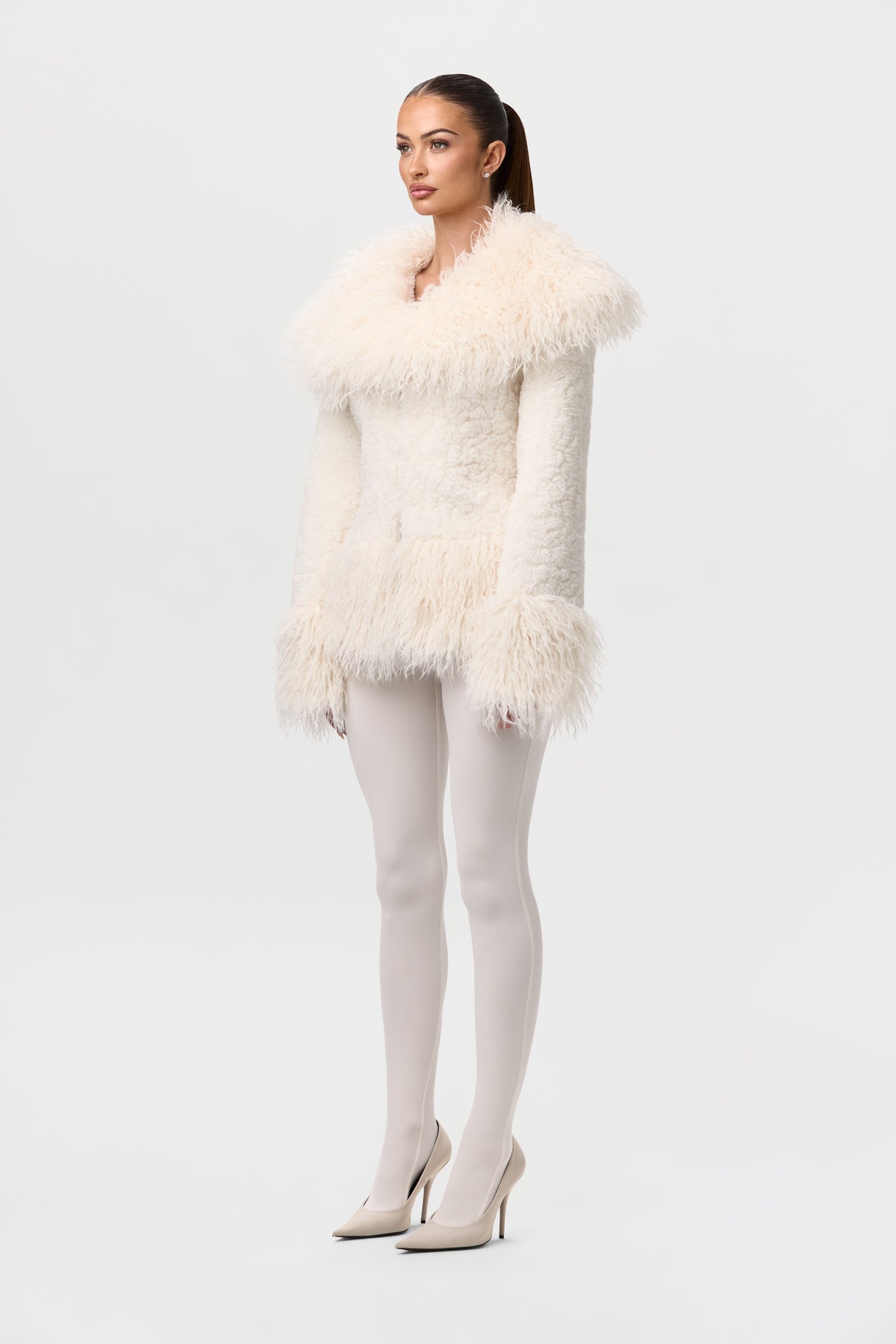 Sherpa Faux Fur Jacket
