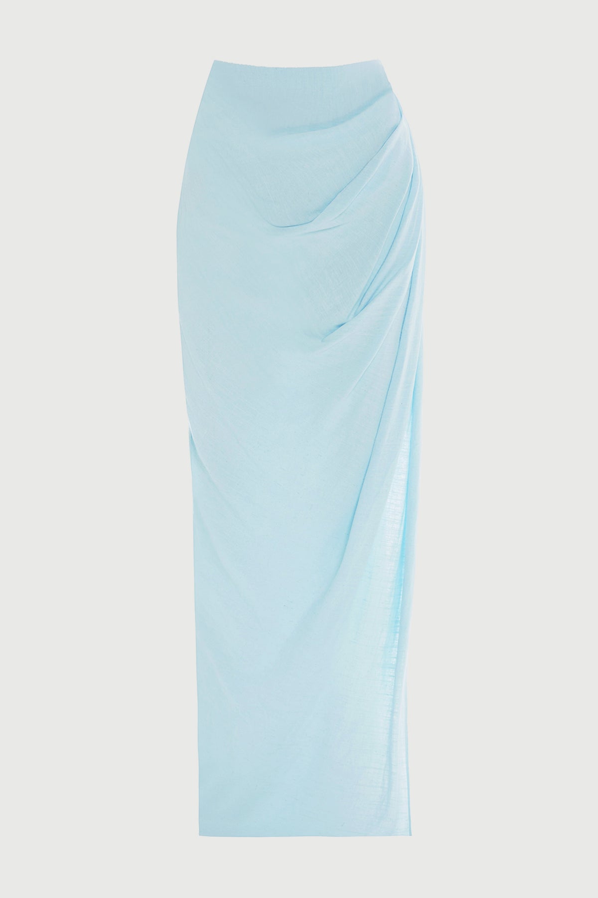 Linen High Slit Maxi Skirt