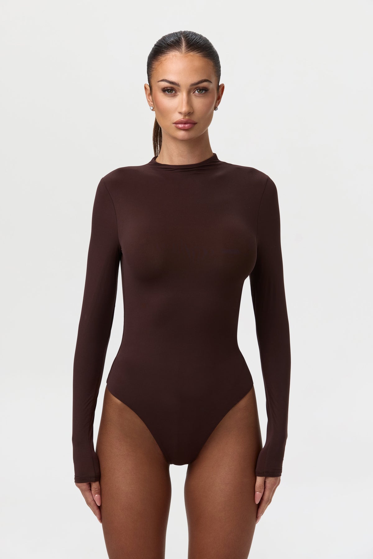 Naked Mock Neck Bodysuit