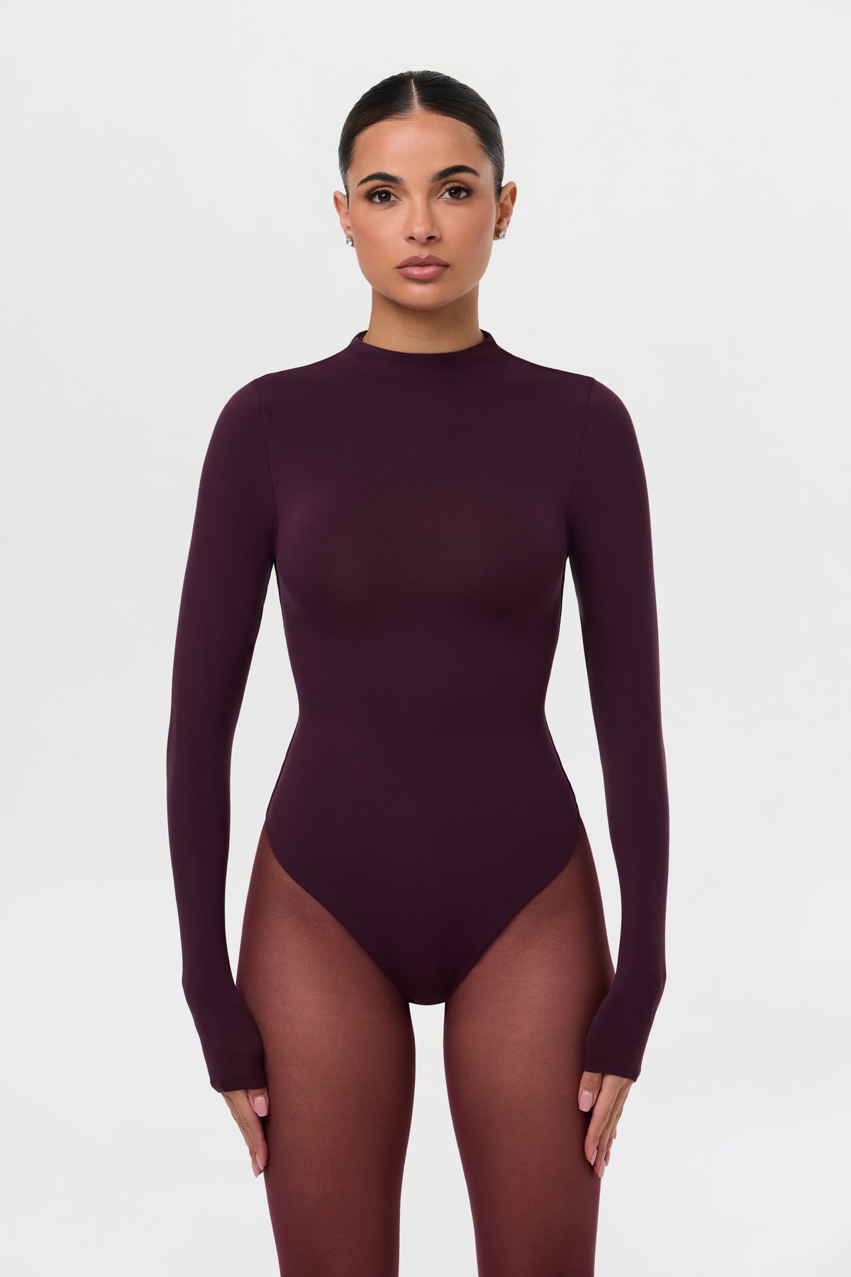 Naked Mock Neck Bodysuit