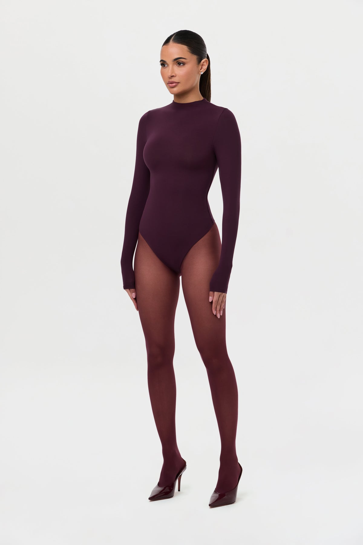 Naked Mock Neck Bodysuit