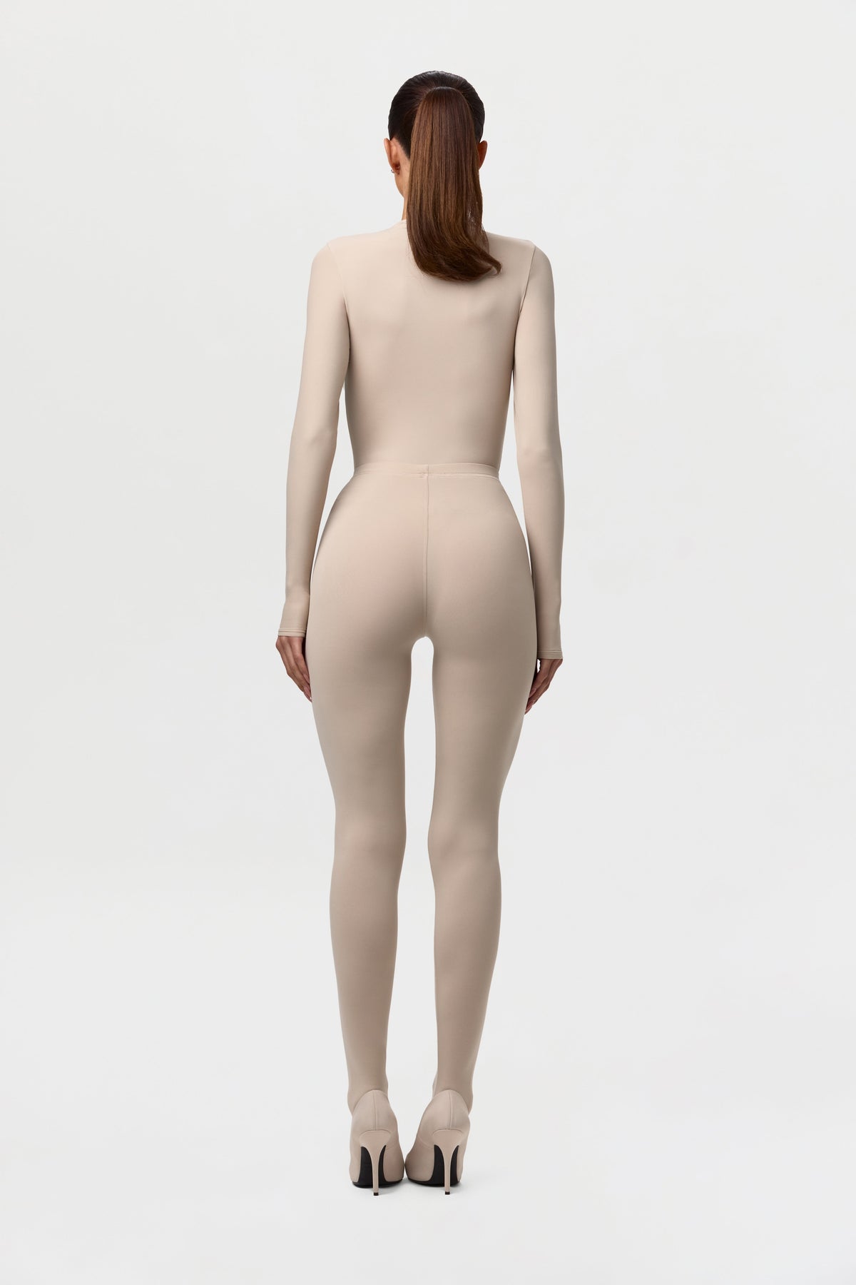 Naked Mock Neck Bodysuit
