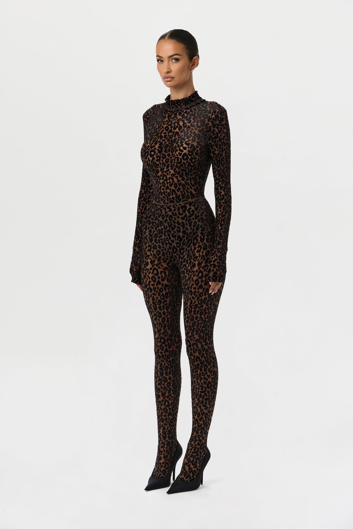 Burnout Closed Toe Legging Petite