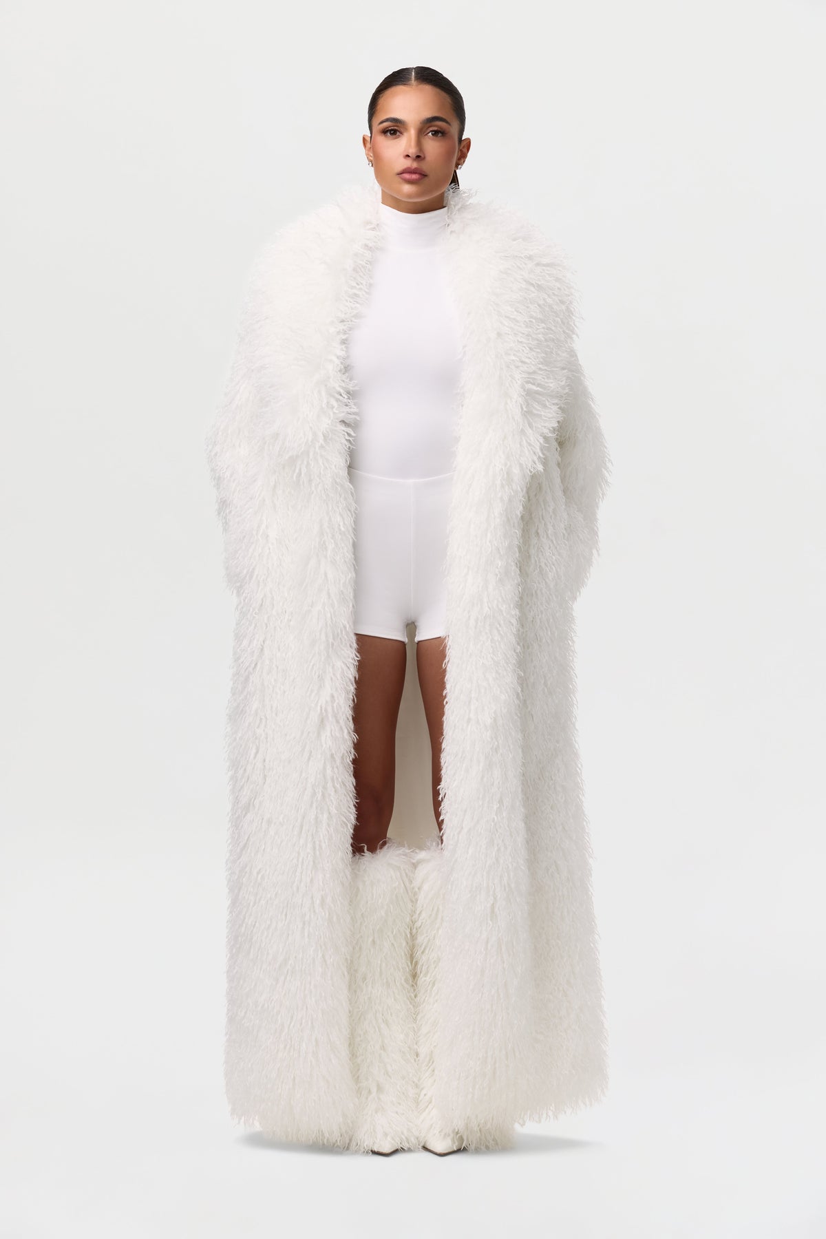 Faux Fur Plush Leg Warmers