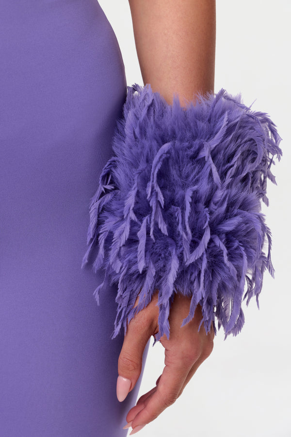 Faux Feather Cuffs