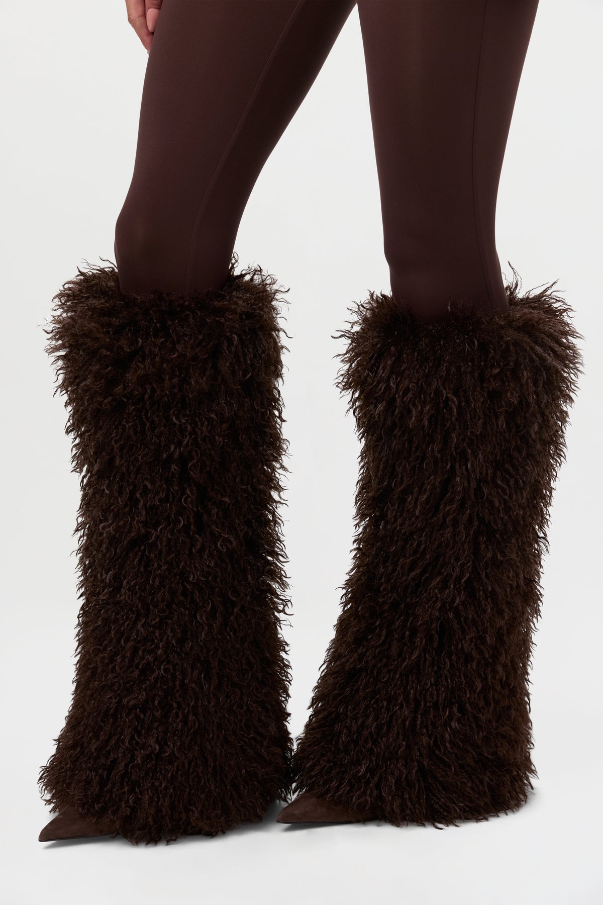 Faux Fur Plush Leg Warmers
