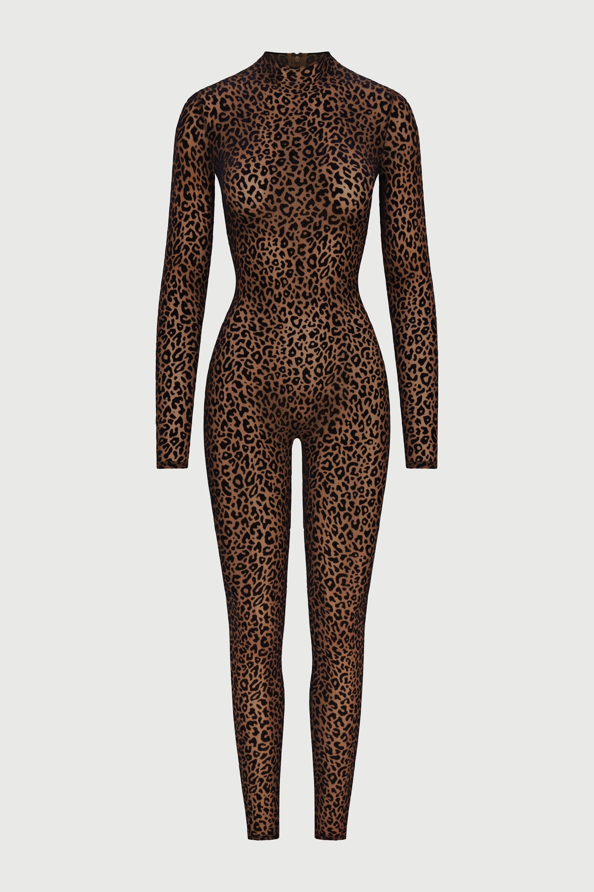 Burnout Leopard Print Jumpsuit