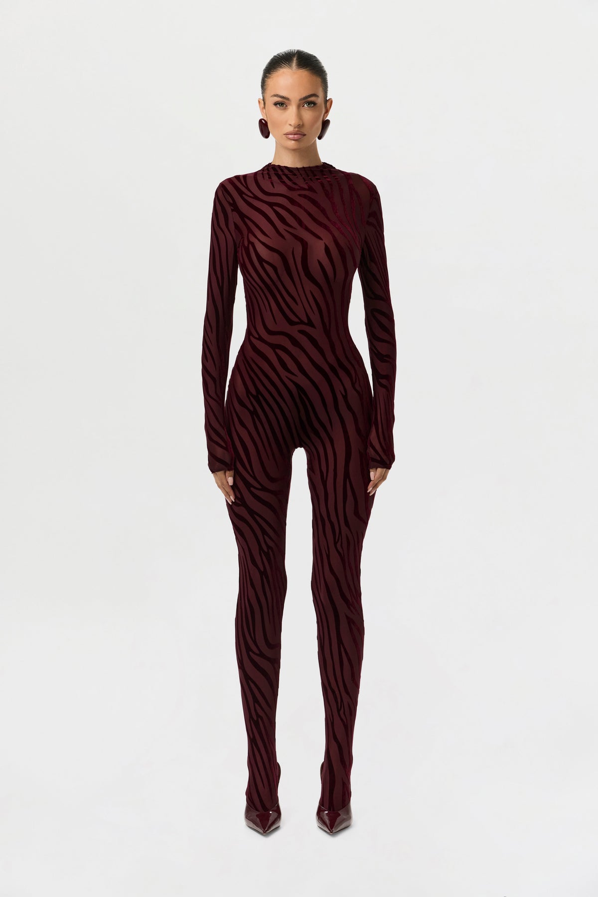 Burnout Closed Toe Jumpsuit Petite