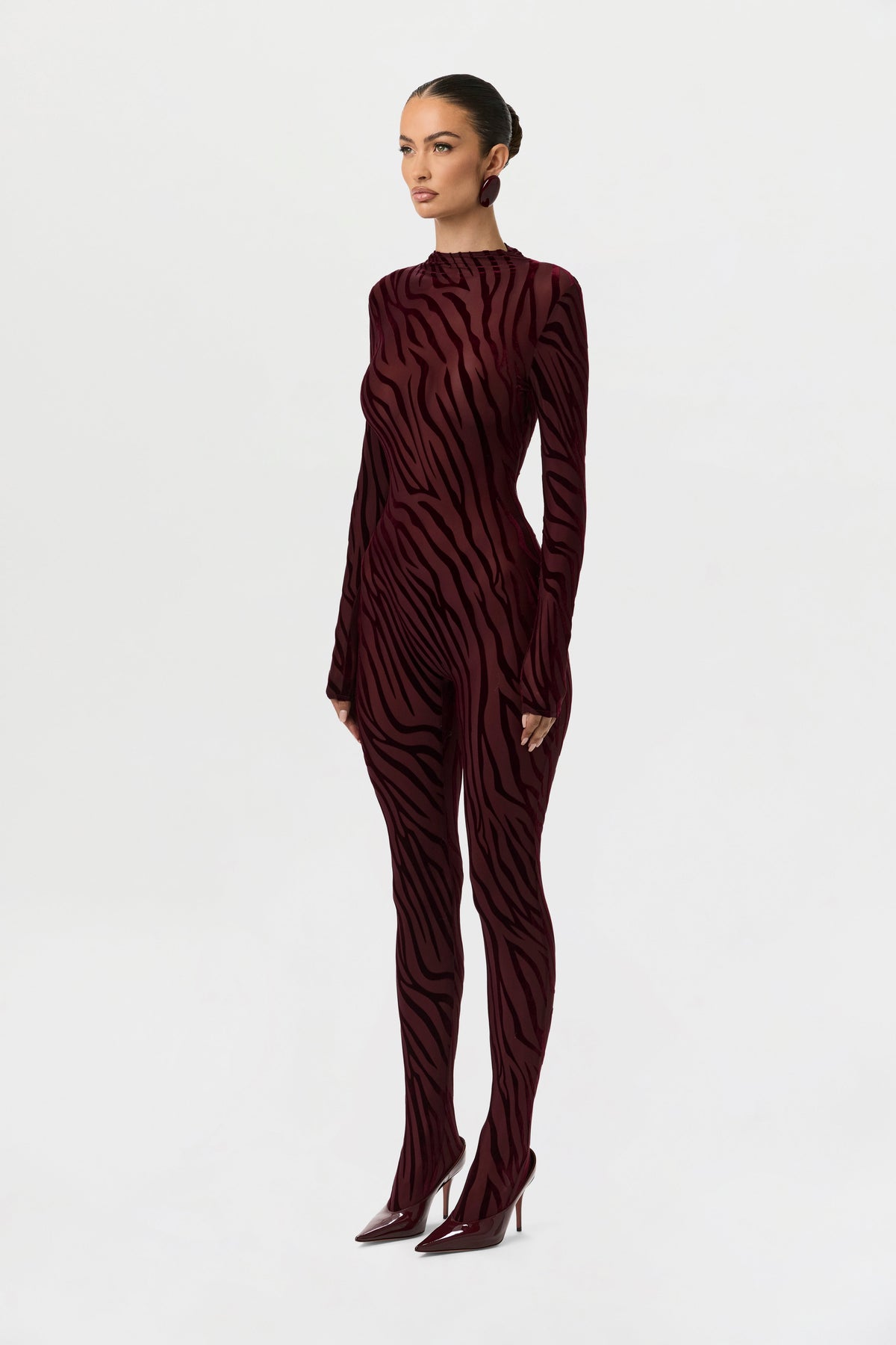 Burnout Closed Toe Jumpsuit Petite