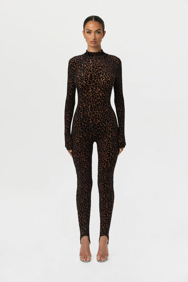 Burnout Stirrup Jumpsuit Petite