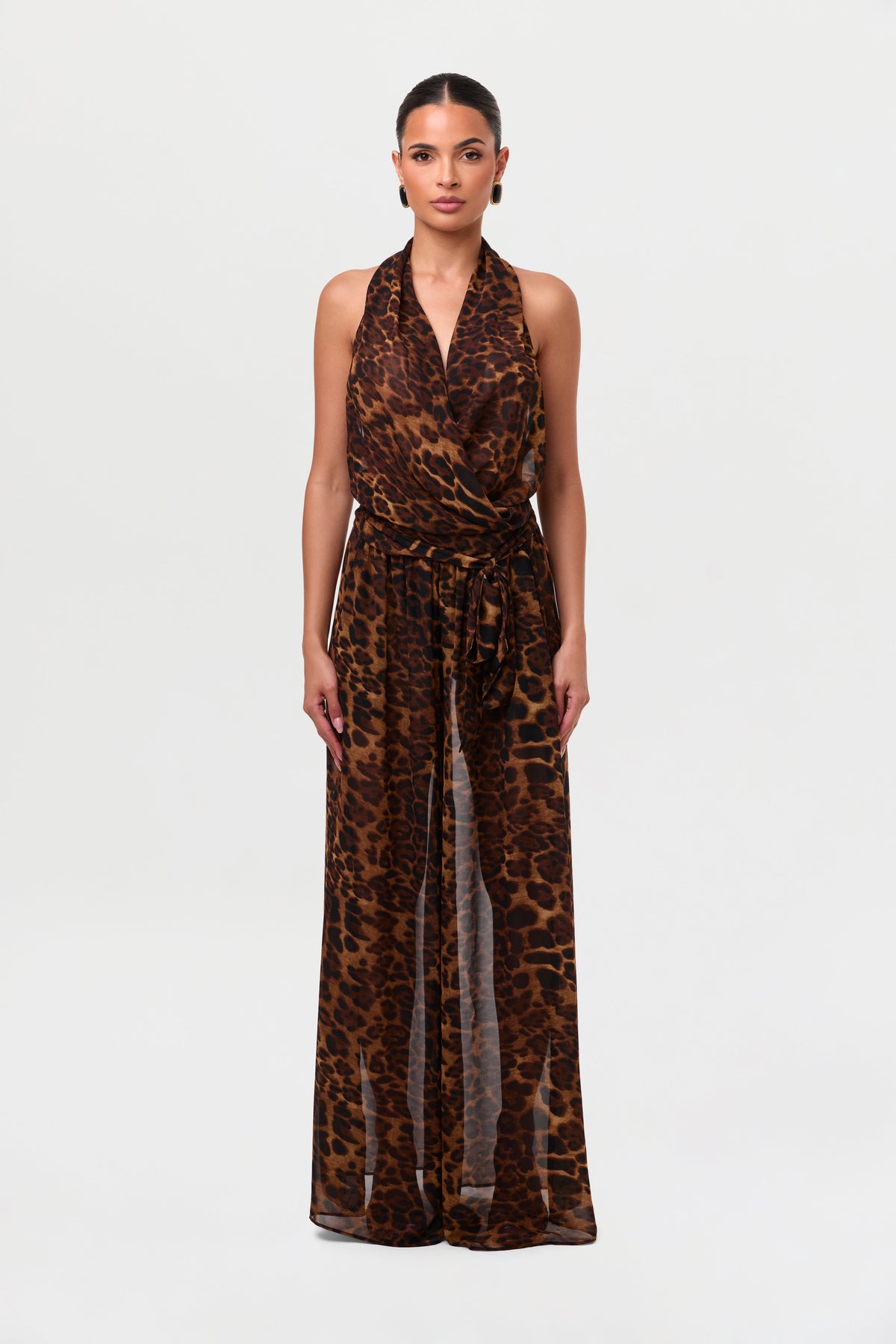 Chiffon Wide Leg Pants