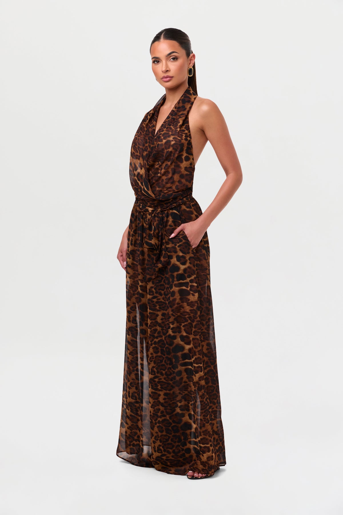 Chiffon Wide Leg Pants