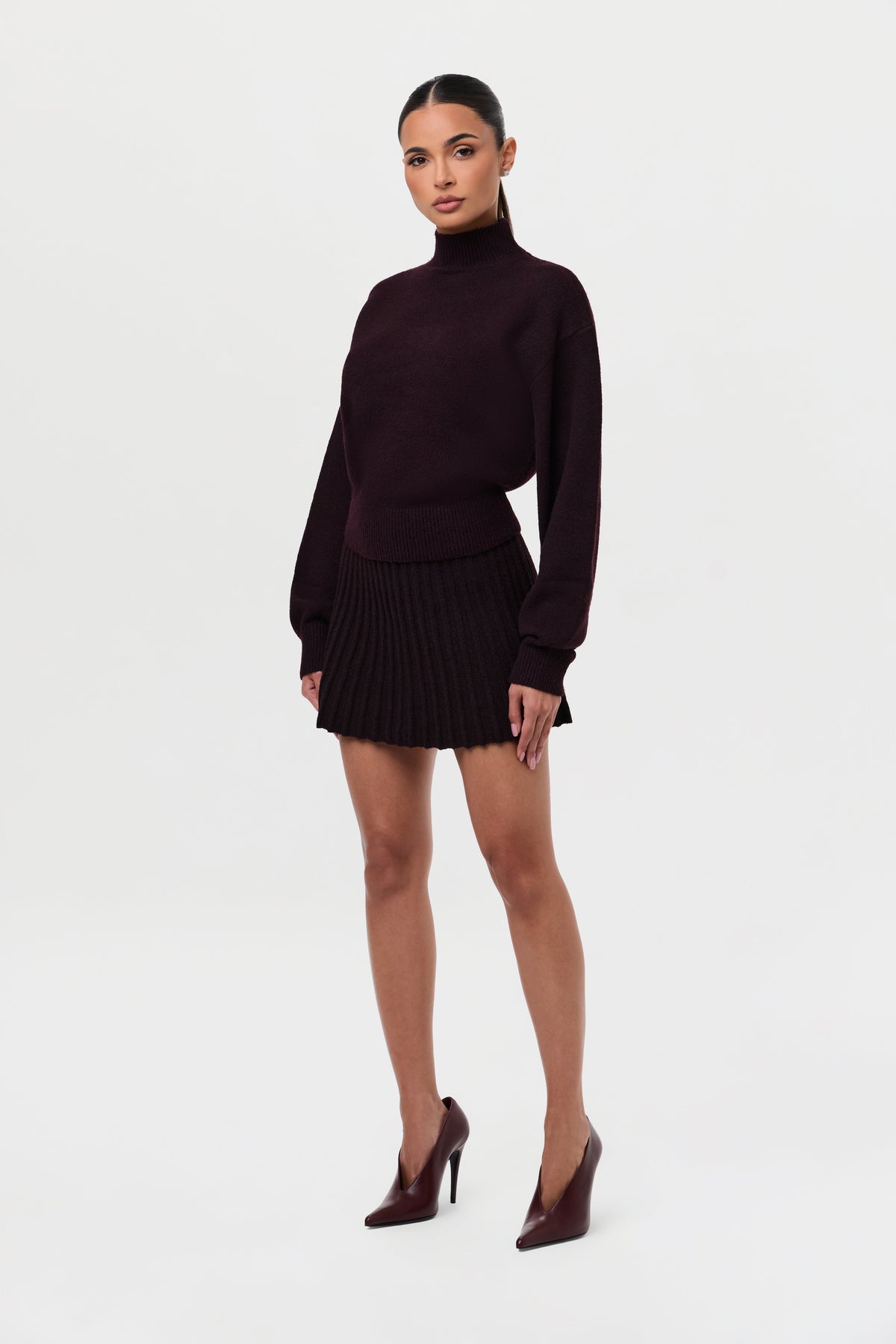 Knit Turtleneck Sweater