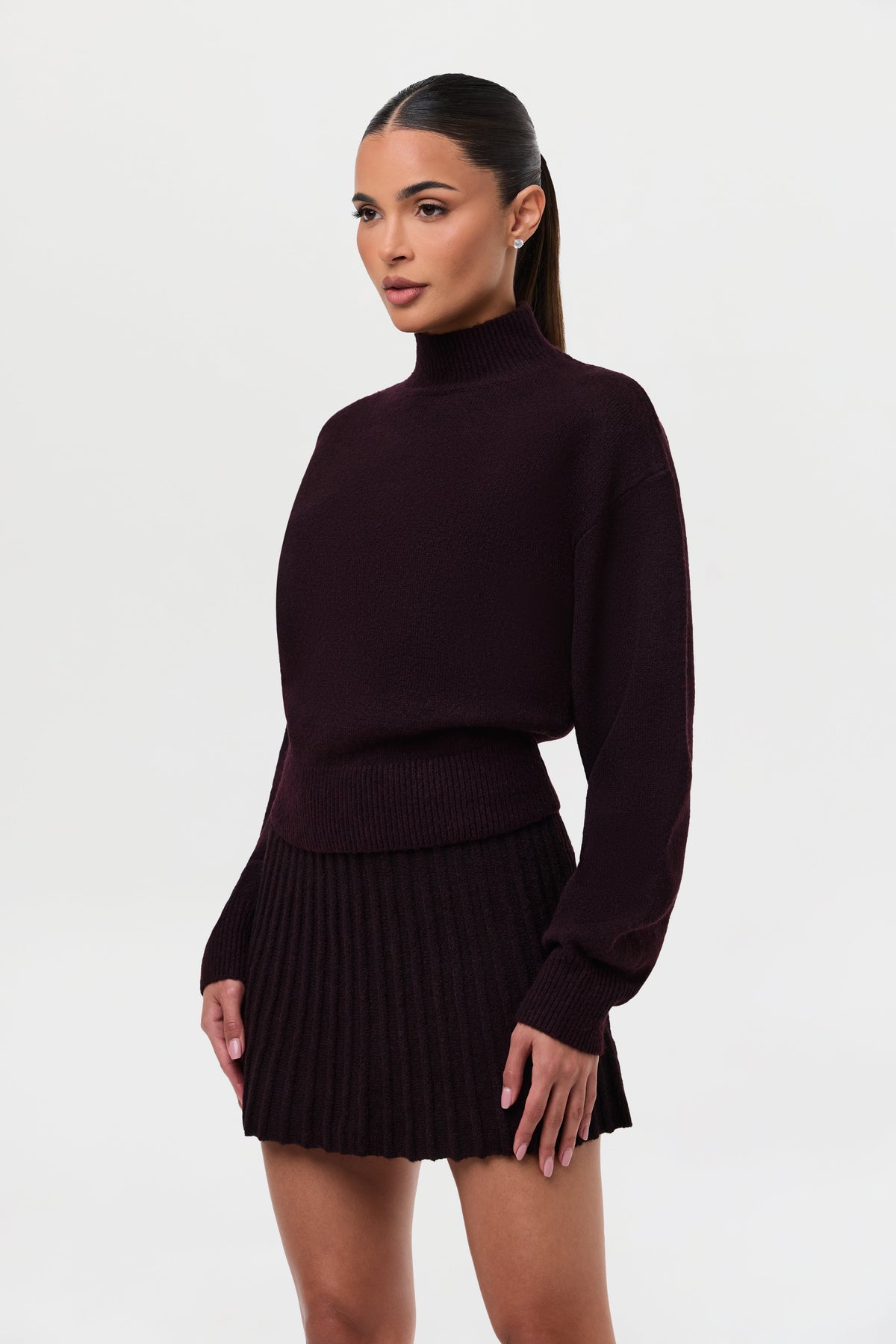 Knit Turtleneck Sweater