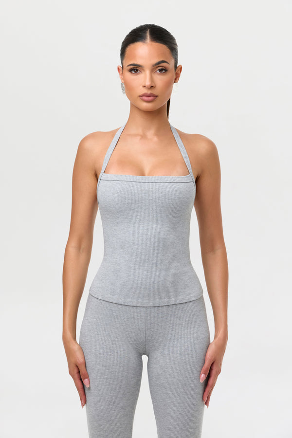 Snatched Crewneck Halter Top