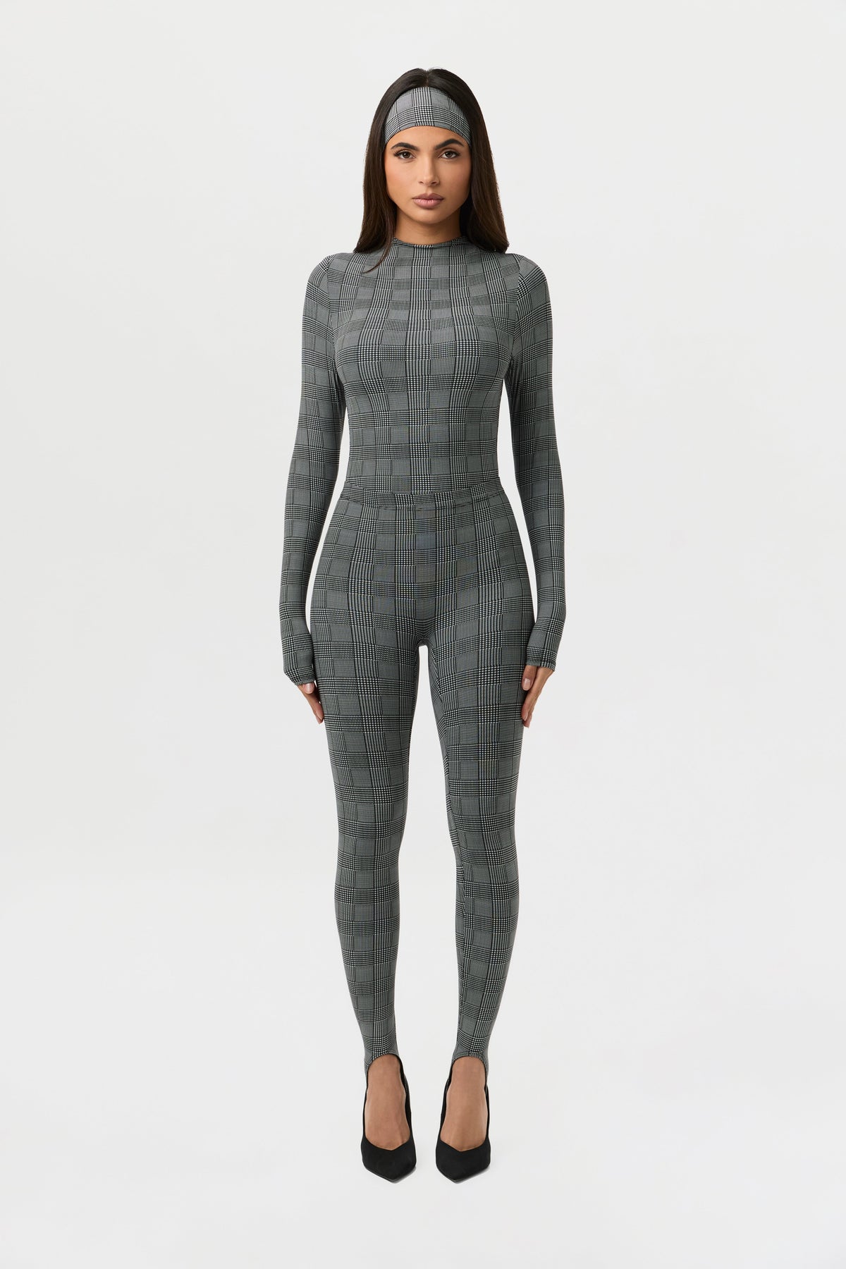 Naked Print Stirrup Legging Petite