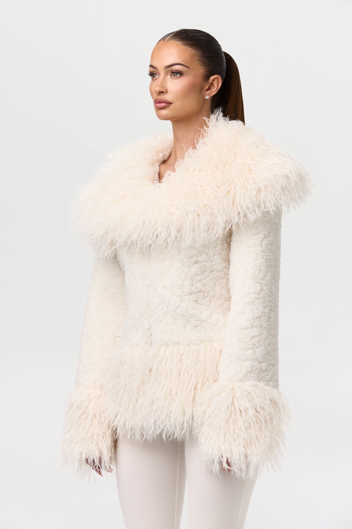 Sherpa Faux Fur Jacket