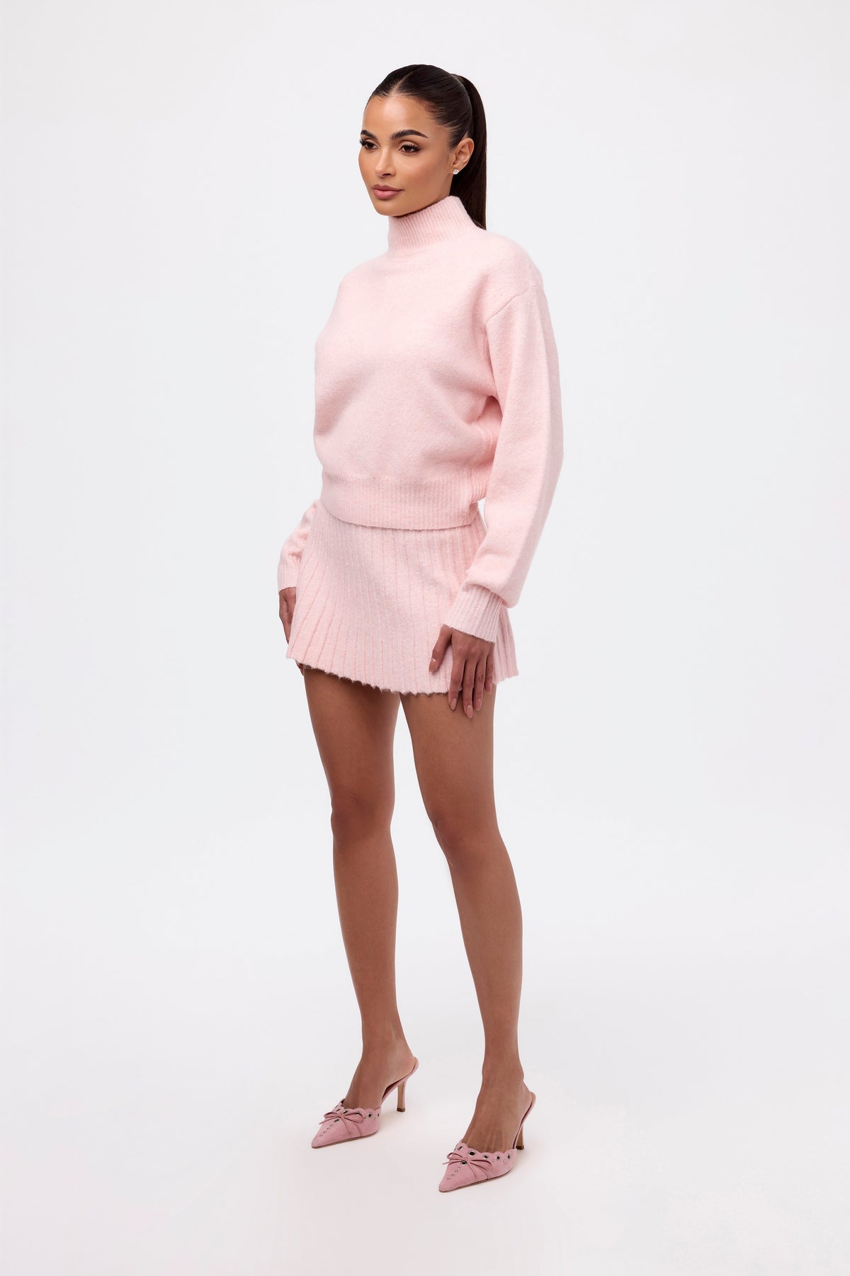 Knit Turtleneck Sweater