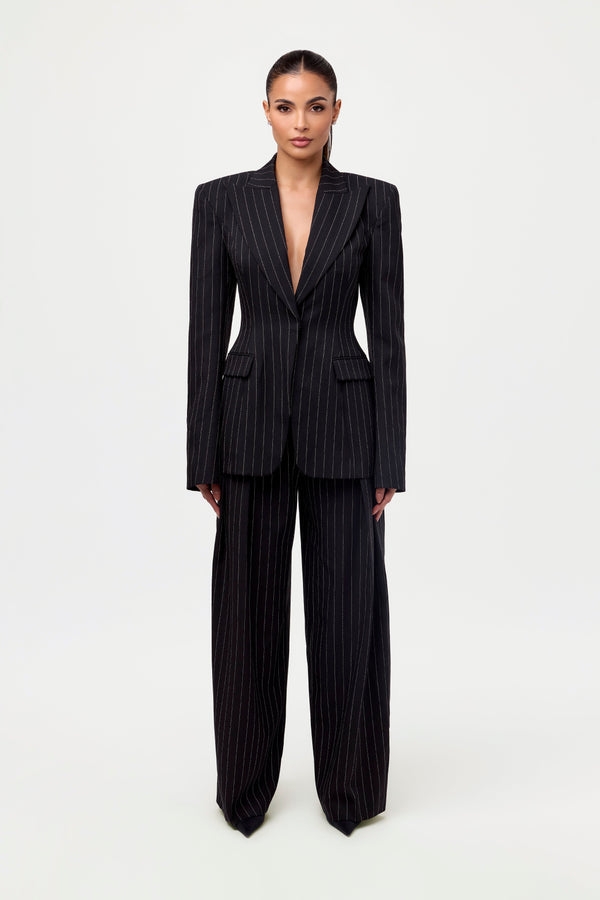 Pinstripe Suited Blazer